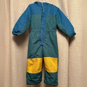 Vintage color 3T Swiss Tech snowsuit
